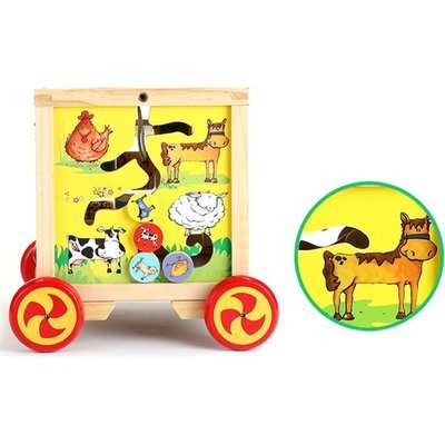 Jeronimo Wooden Cube Activity Walker