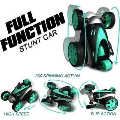 Jeronimo Remote Controlled Stunt Car (40MHz)(Blue)