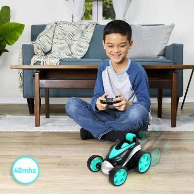 Jeronimo Remote Controlled Stunt Car (40MHz)(Blue)