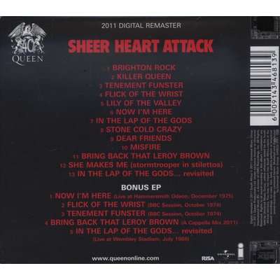 Sheer Heart Attack (Deluxe Edition 2011 Remastered) (CD)