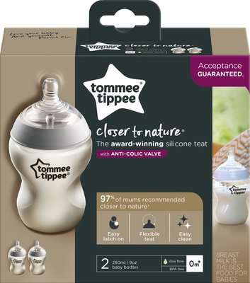 Tommee Tippee - Closer to Nature Bottle 260ml (2PK)