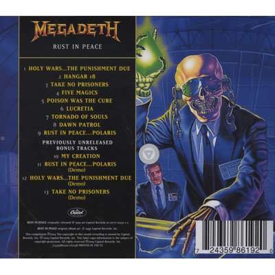 Rust In Peace  - Remastered (CD, Rmst)