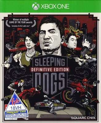 Sleeping Dogs - Definitive Edition (XBox One, Blu-ray disc)