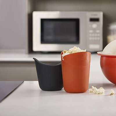 Joseph Joseph M-Cuisine Portion Popcorn Maker (Set of 2) - Orange | Grey