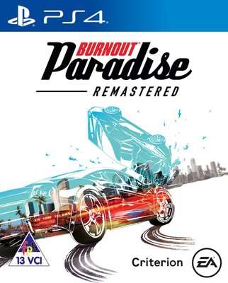 Burnout Paradise Remastered (PlayStation 4, Blu-ray disc)