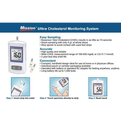 Mission Ultra Cholesterol Monitoring System