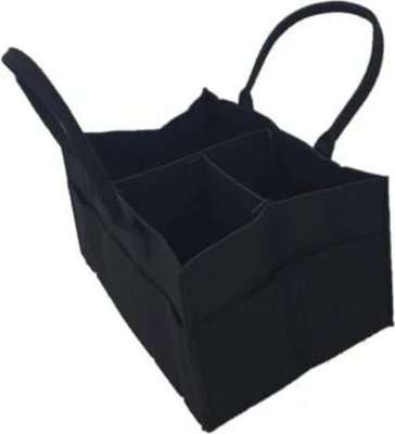 4AKid Felt Nappy Organiser Caddy  (Black)