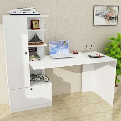 Homemark Armoire's Domingo Writing Desk (White)