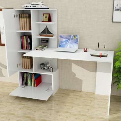Homemark Armoire's Domingo Writing Desk (White)