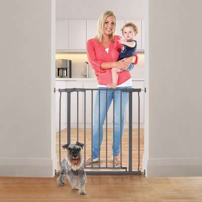 Dreambaby Ava Doorway Gate (Charcoal) (75cm to 81cm)