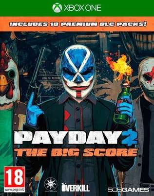 Payday 2 - The Big Score Edition (XBox One, Blu-ray disc)