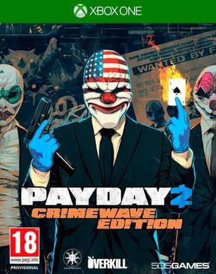 Payday 2 - The Big Score Edition (XBox One, Blu-ray disc)