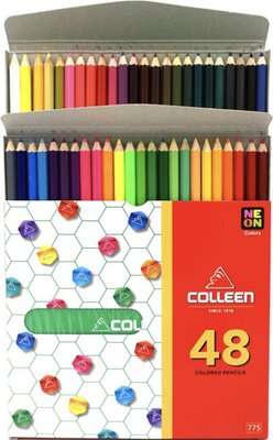 Colleen Pencil Crayons - Assorted Colours (Box of 48)