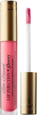 Too Faced Lip Injection Juicy Color Plumping Lip Gloss (Let's Flamingle) (4ml)