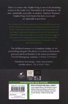 On Writing - A Memoir of the Craft (Paperback)