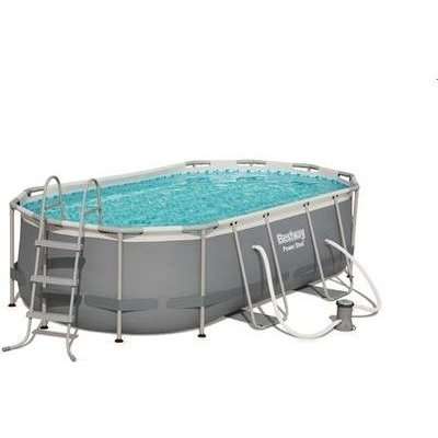 Bestway Oval Power Steel Pool Set (4.27m x 2.50m x 1.00m)