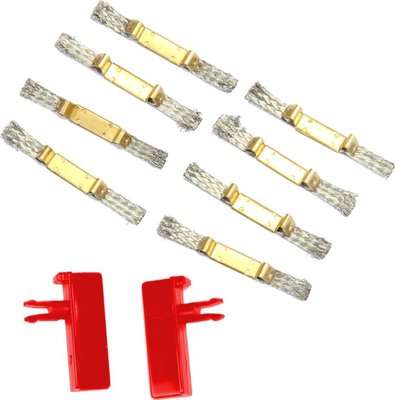 Carrera 8 Contact Brushes + 2 Guide Keels (Universal)