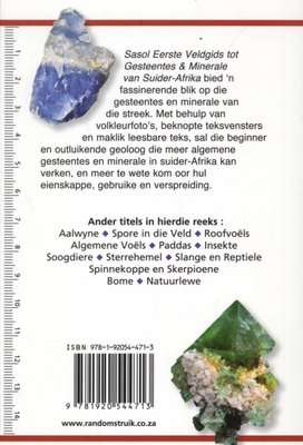 Sasol Eerste Veldgids tot Gesteentes & Minerale van Suider-Afrika (Afrikaans, Paperback)