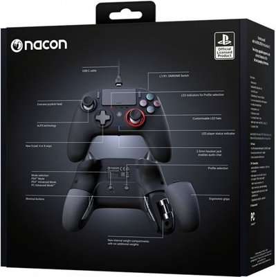 Nacon Wired Revolution Pro Controller 3 for PS4 (Black)