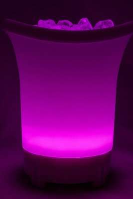 Polaroid Colour Changing LED Ice Bucket with Built in Bluetooth Speaker (Small)