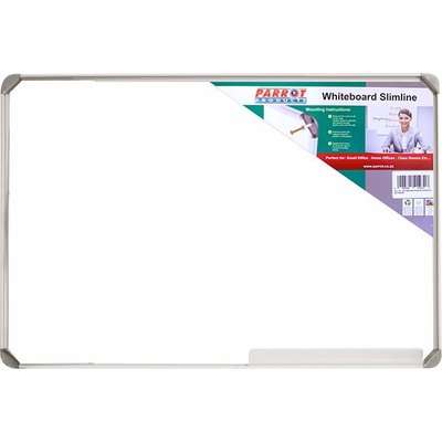 Parrot Slimline Magnetic Whiteboard (1200mm x 900)