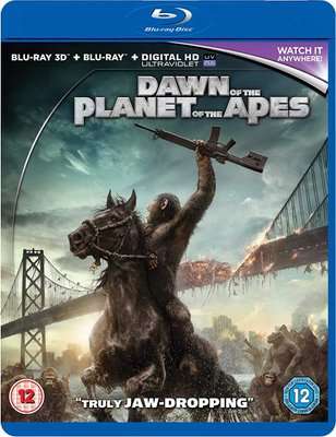 Dawn Of The Planet Of The Apes - 2D / 3D (Blu-ray disc)