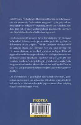 Die Bosmans Van Drakenstein - 1705-1842 (Afrikaans, Paperback)