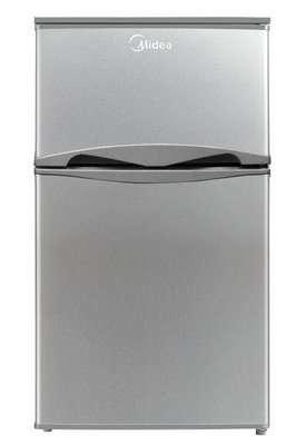 Midea 87L Double Door Bar Fridge (Silver)