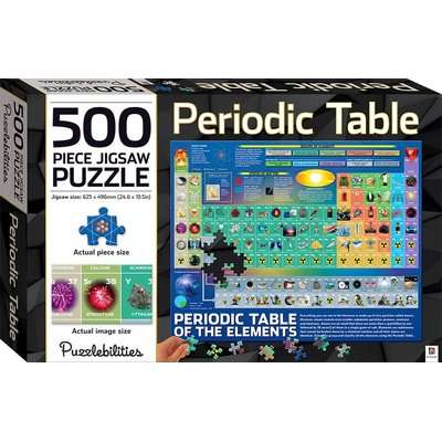Periodic Table 500-Piece Jigsaw Puzzle (Jigsaw)