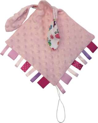 Snuggletime Taglet Comfort Blankie (Pink)