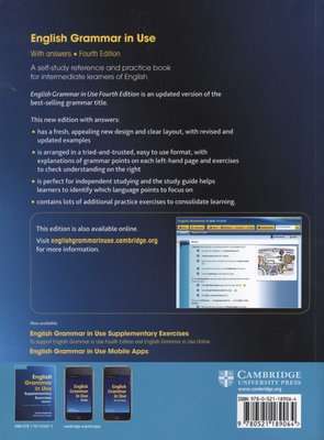 English Grammar in Use Book with Answers - A Self-Study Reference and Practice Book for Intermediate