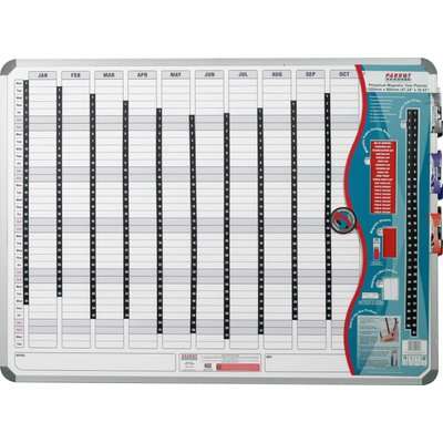 Parrot Magnetic Year Planner  ((1500mm x 1200mm))