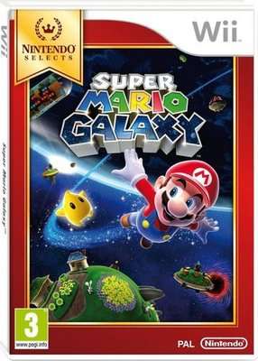 Super Mario Galaxy - Nintendo Selects Edition (Nintendo Wii, DVD-ROM)