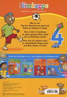 Slimkoppe Ek is vier: Voorskool (Afrikaans, Paperback)