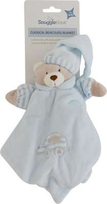 Snuggletime Classical Bear Doudou Blanket (Supplied Colour May Vary)
