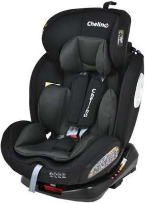 Chelino Daytona IsoFix 360 Spin Car Seat (Group 0,1,2,3 | Black)