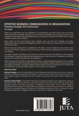 Effective Business Communication In Organisations - Preparing Messages That Communicate (Paperback,