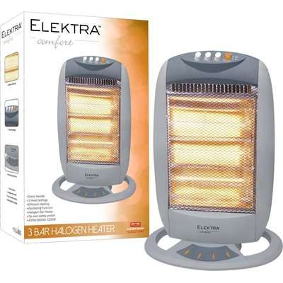 Elektra Comfort 2604 Halogen Floor Heater (400W/800W/1200W)(3 Bar)