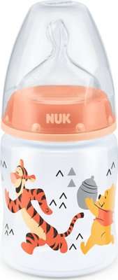 Nuk Winnie First Choice 150ml Bottle Silicone Teat (Running | Size 1)