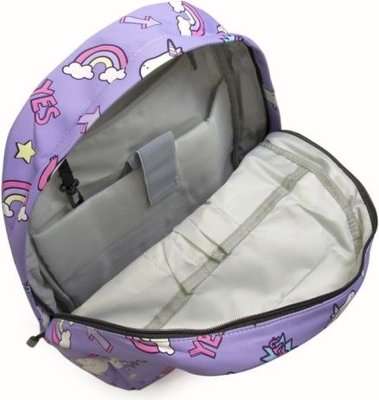 Kids Backpack (Unicorns | Light Purple)