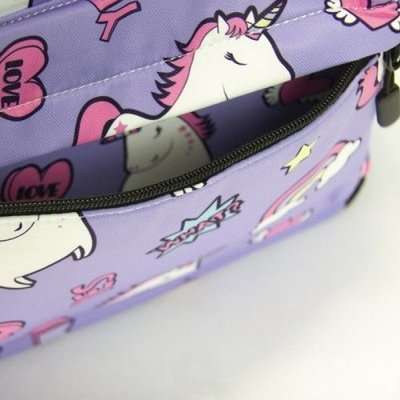 Kids Backpack (Unicorns | Light Purple)
