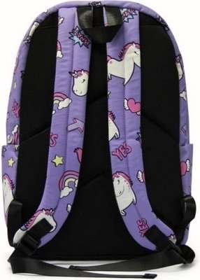 Kids Backpack (Unicorns | Light Purple)