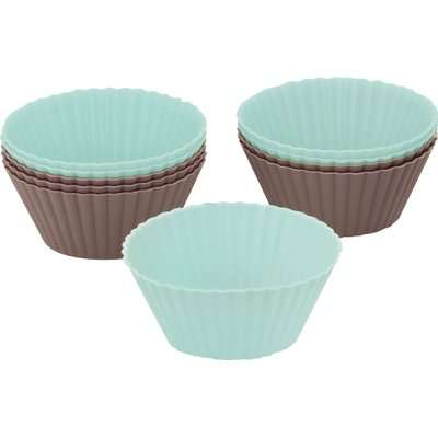 Kitchen Inspire Silicone Muffin Moulds (10 Piece | Small)