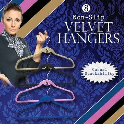 Velvet Hangers (Black)