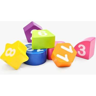 Top Bright Clock Puzzle with Blocks