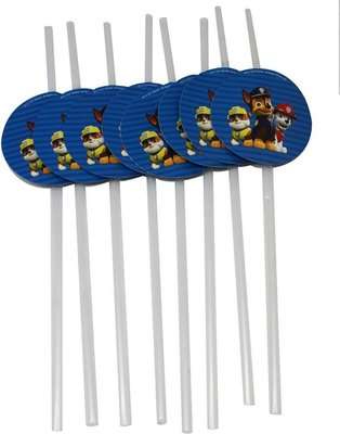 Paw Patrol - Drinking Straws