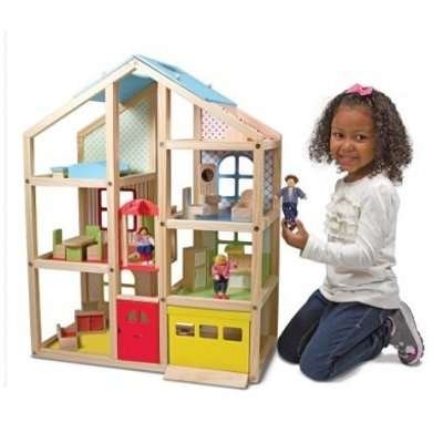 Melissa & Doug Dollhouses & Accessories - Hi-Rise Dollshouse