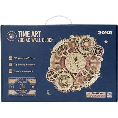 Robotime ROKR Time Art Zodiac Wall Clock (168 Pieces)