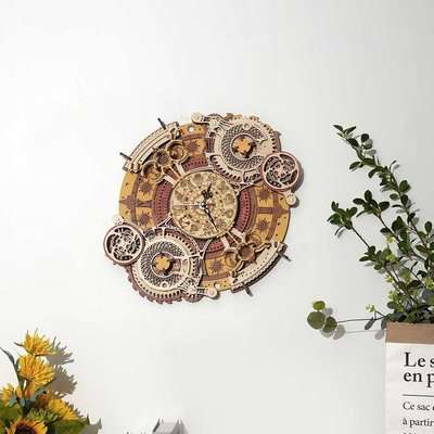 Robotime ROKR Time Art Zodiac Wall Clock (168 Pieces)