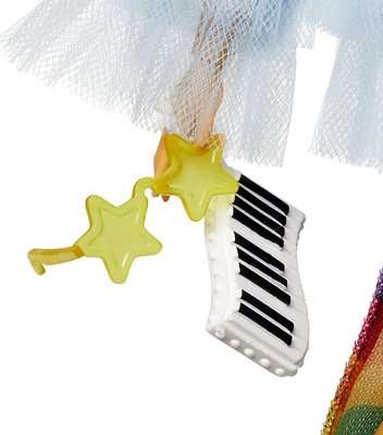 Barbie Extra Doll in Blue Ruffled Jacket and Pet Crocodile (#9)